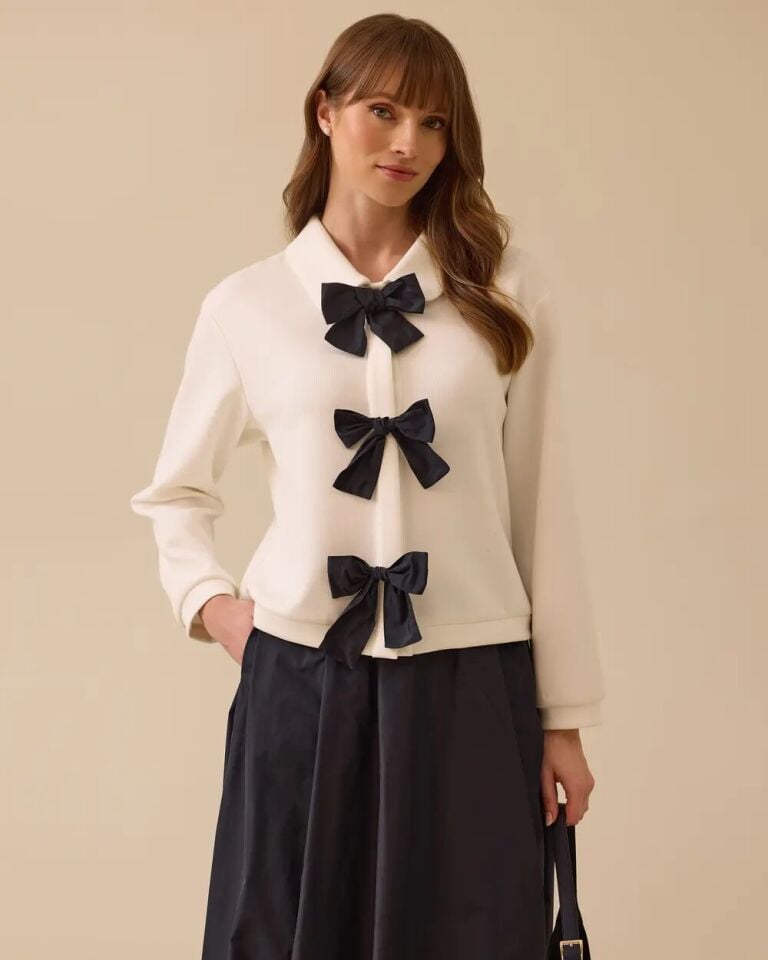 1009 GÖMLEK YAKA ÖNDEN DÜĞMELİ FİYONK DETAYLI ŞIK CEKET #03-25#