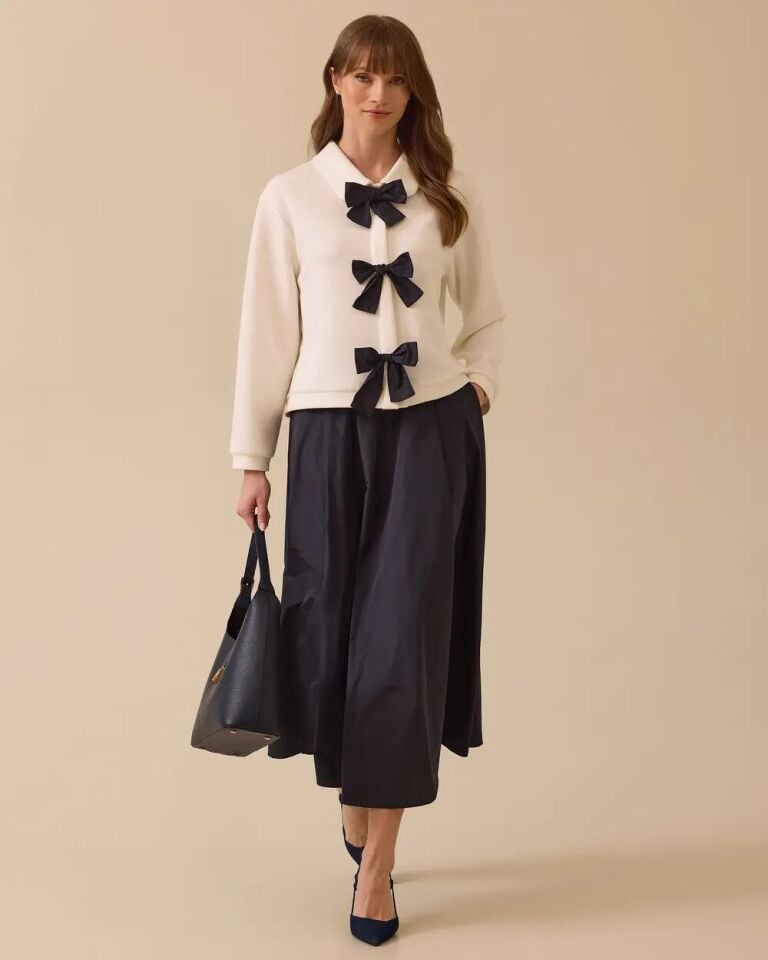 1009 GÖMLEK YAKA ÖNDEN DÜĞMELİ FİYONK DETAYLI ŞIK CEKET #03-25#