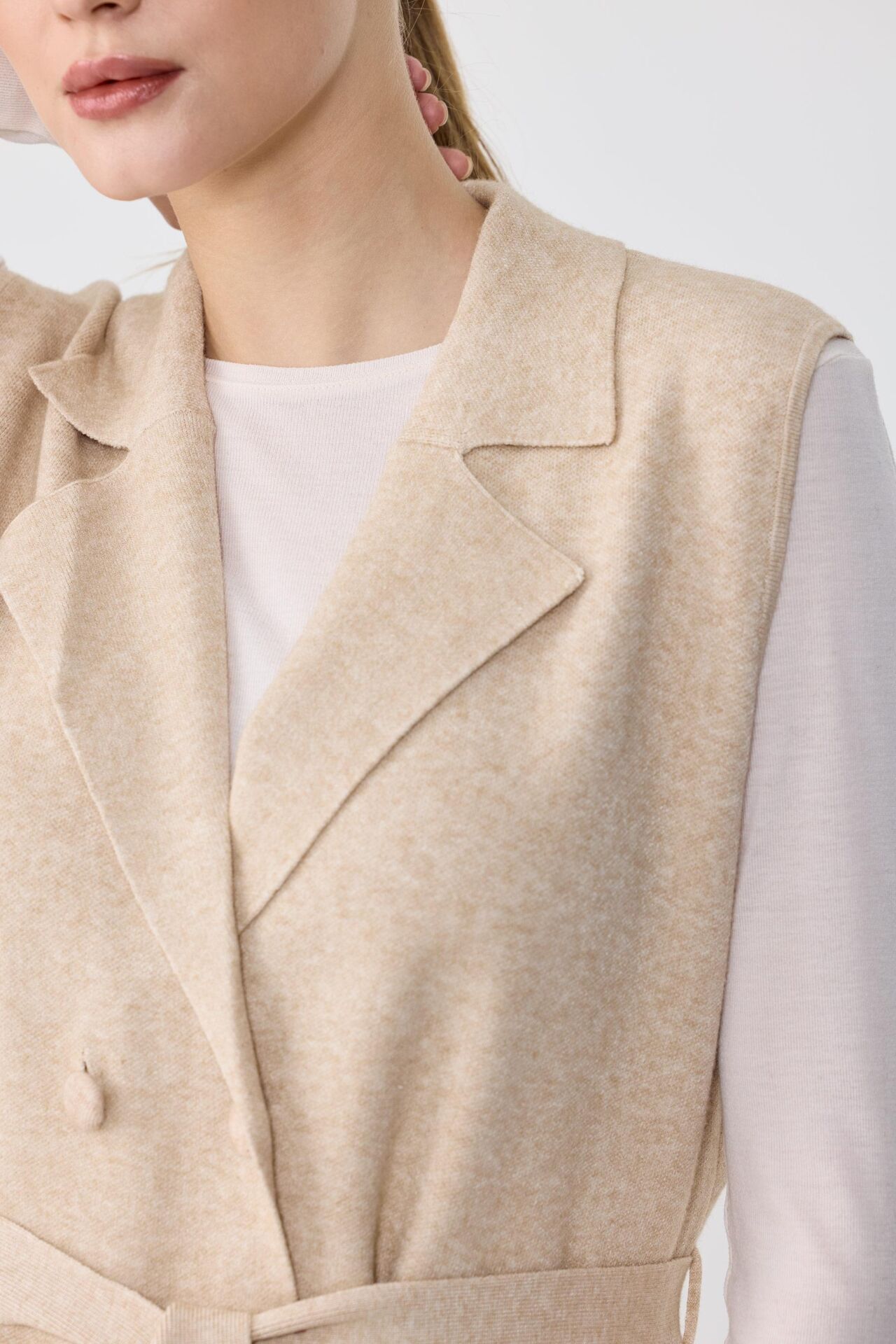 YLK.22013.1	KRUVAZE YAKA DÜĞMELİ TRİKO YELEK #11-25#