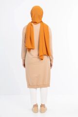 1502 GÖĞÜSÜ BONCUK VE PUL DETAYLI  İKİ İPLİK UZUN  SWEAT QYS İKİ İPLİK SWEAT 1503 #23-05#