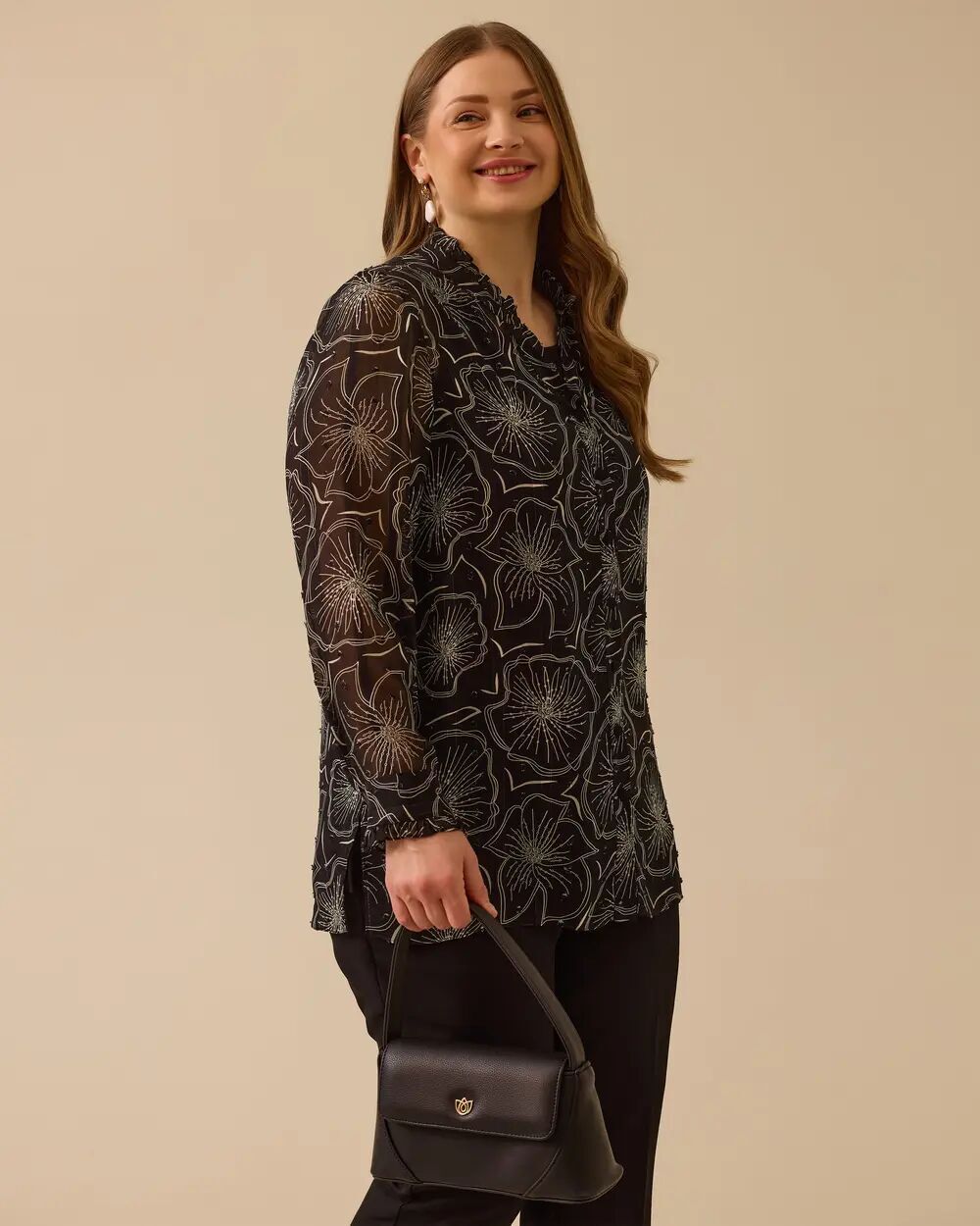 4016 İÇİ SIFIR YAKA SIFIR KOL GÖMLEĞİNİN ÖNÜ DÜĞMELİ KOLLARI MANŞETLİ YAKASI GÜPÜRLÜ TÜL GÖRÜNÜMLÜ ŞIK GÖMLEK #03-25#