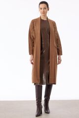 HRK.21749.1 OMUZLARI TAŞLI ŞAL YAKALI TRİKO HIRKA #11-25#