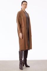 HRK.21749.1 OMUZLARI TAŞLI ŞAL YAKALI TRİKO HIRKA #11-25#