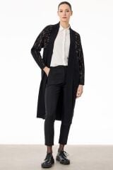 HRK.21749.1 OMUZLARI TAŞLI ŞAL YAKALI TRİKO HIRKA #11-25#