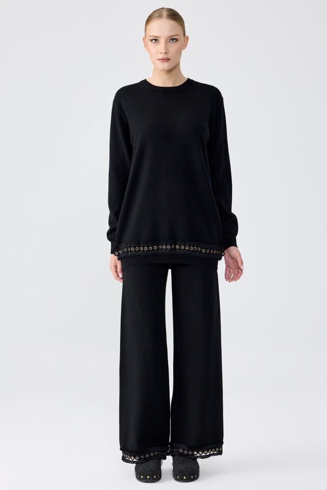 TKM.22011.1	KUŞ GÖZÜ AKSESUARLI PANTOLONLU TRİKO TAKIM #11-25#