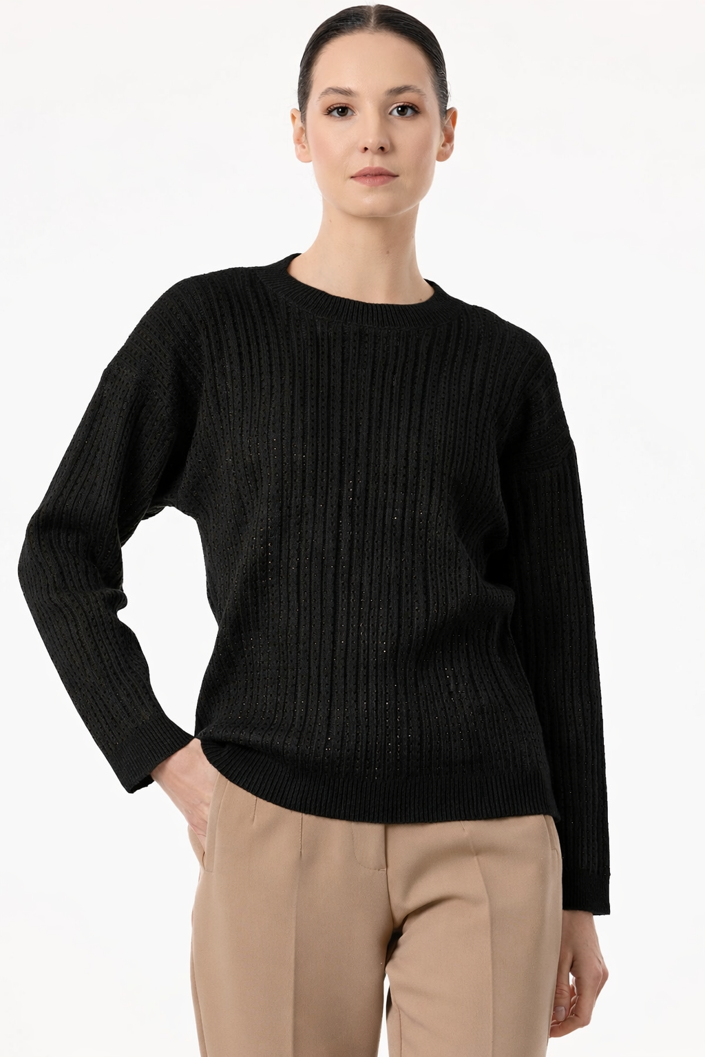 TNK.21779.1	TAŞ BASKILI FİTİLLİ TRİKO TUNİK #11-25#