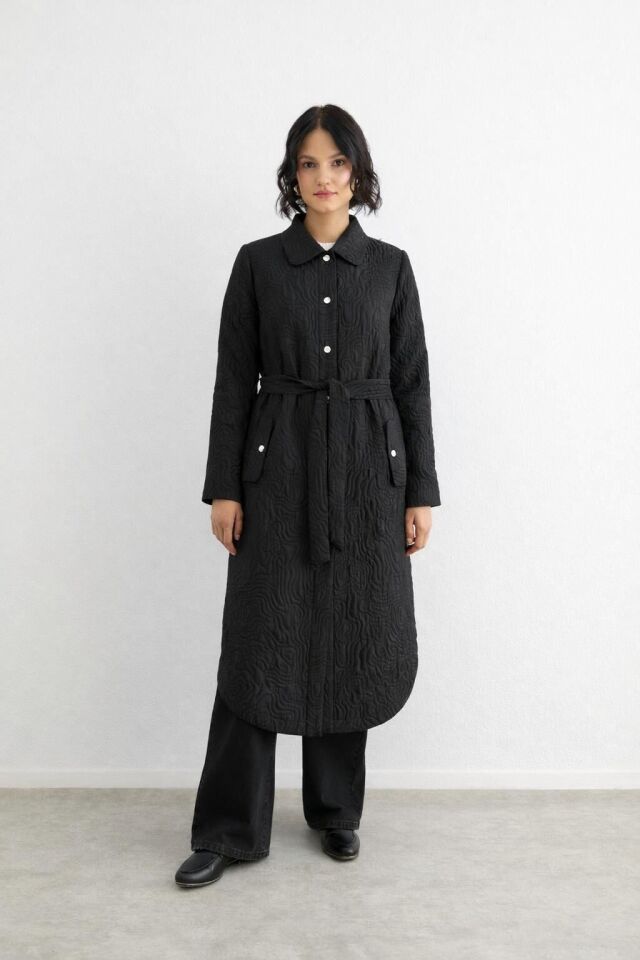 54023 ÖNDEN ÇITÇITLI CEPLİ DESENLİ GİY-ÇIK KAPİTONE KAP #12-25#