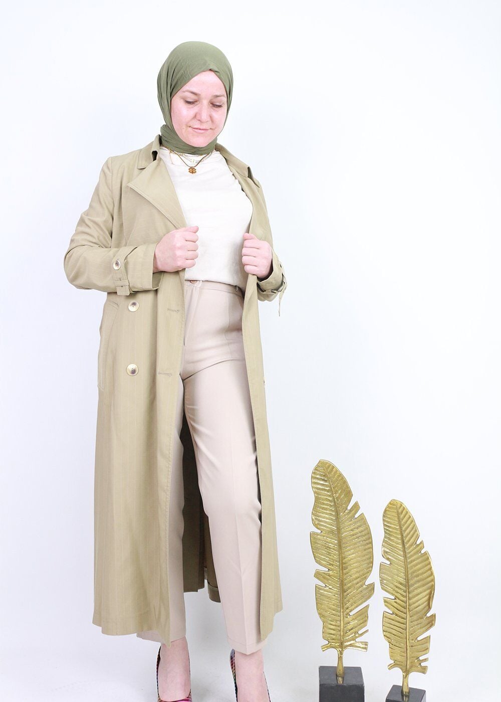 59059 ÖNDEN 2 DÜĞMELİ CEPLİ KALSİK DAR PAÇA PANTOLON QYS PANTOLON 59059 #23-063