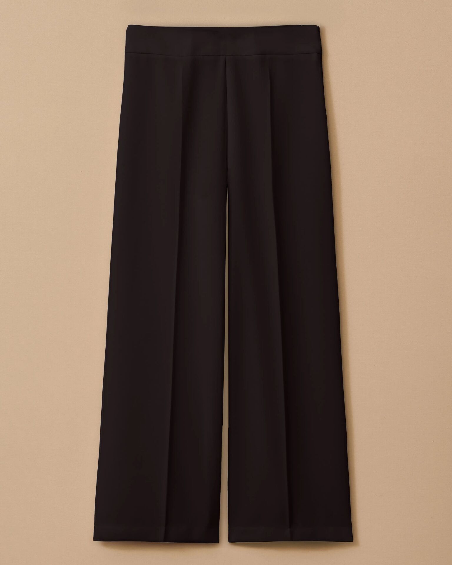 1035 YANDAN FERMUARLI BOL PAÇA KUMAŞ PANTOLON #03-25#