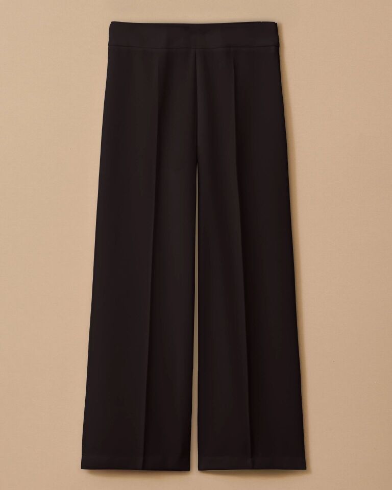 1035 YANDAN FERMUARLI BOL PAÇA KUMAŞ PANTOLON #03-25#