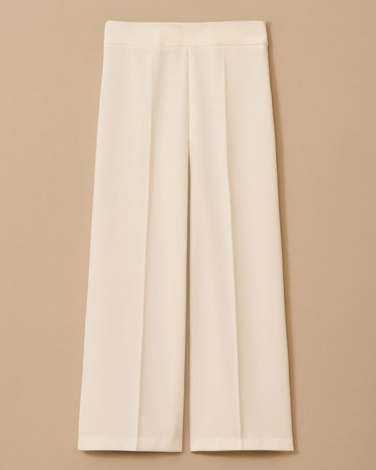 1035 YANDAN FERMUARLI BOL PAÇA KUMAŞ PANTOLON #03-25#