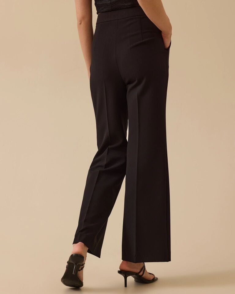 10008 ÖNDEN ÇİFT DÜĞMELİ YANLARI CEPLİ BOL PAÇA PANTOLON #03-25#