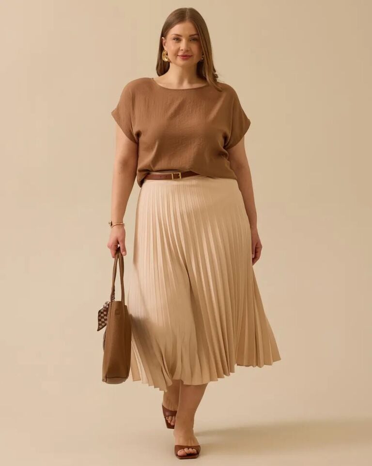 4003 BELİ LASTİKLİ PİLİSELİ ETEK #03-25#