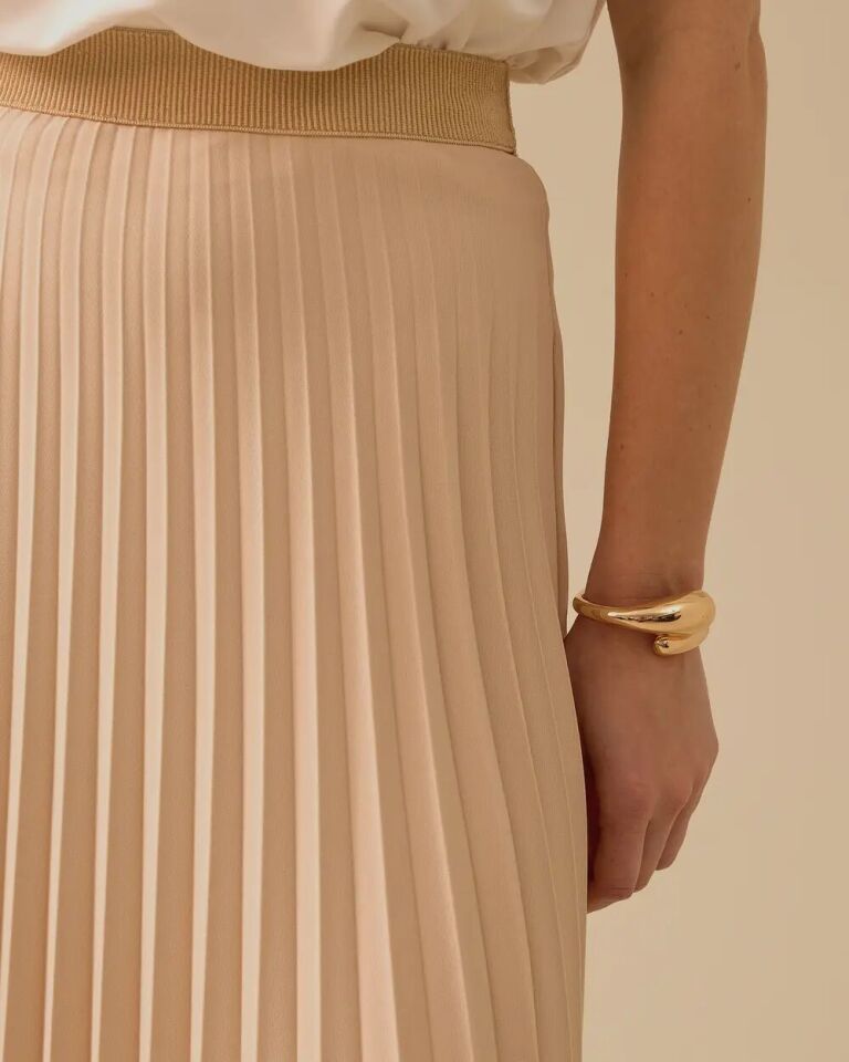 11011 BELİ LASTİKLİ PİLİSELİ ETEK #03-25#