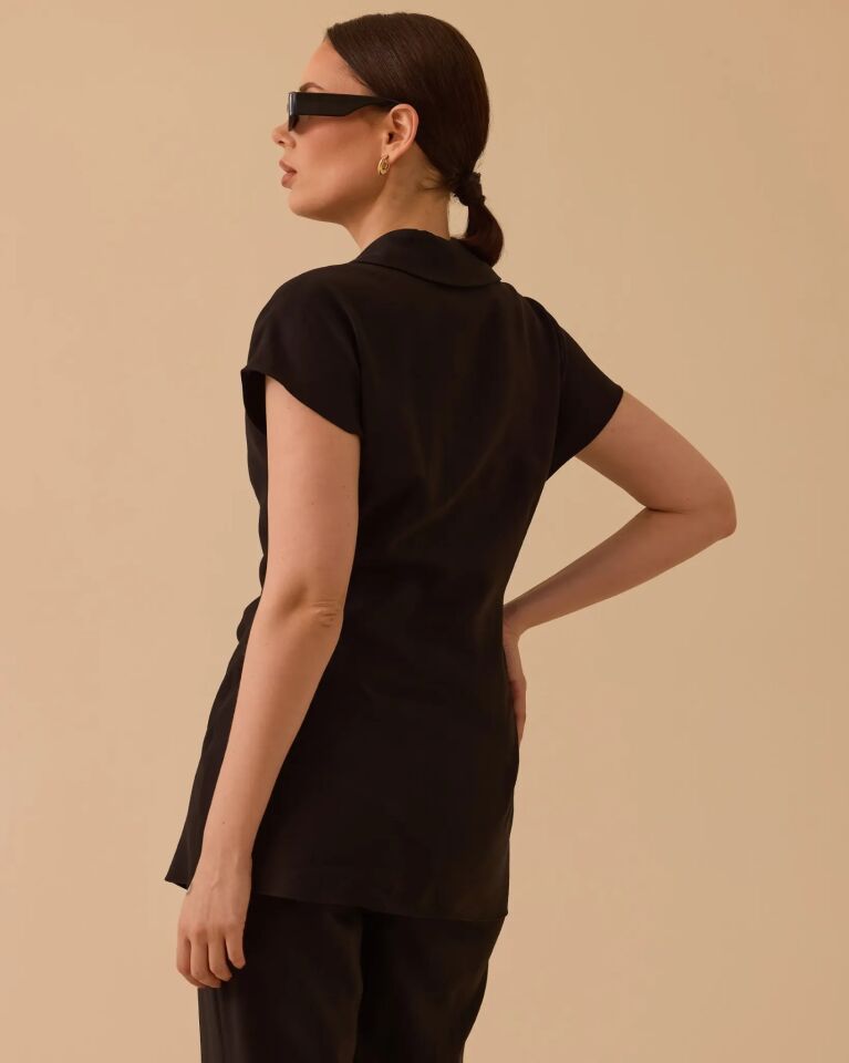 10014 BAĞLAMA DETAYLI TOKALI GOMLEK #26#