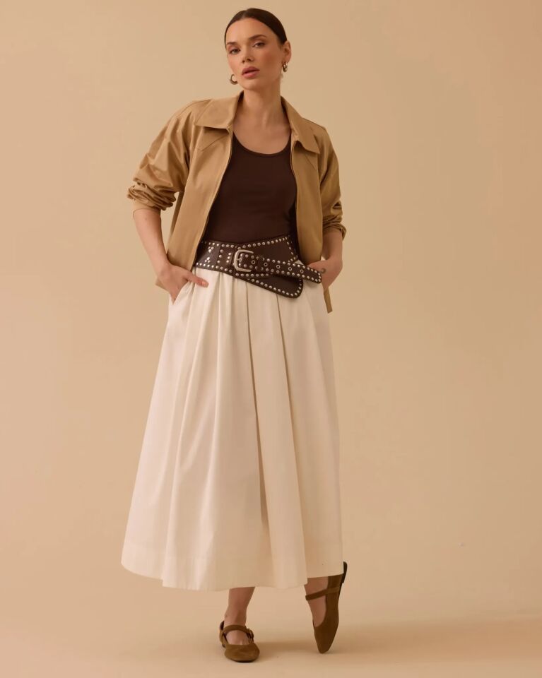 10003 GÖMLEK YAKA FERMUARLI CEKET #26#