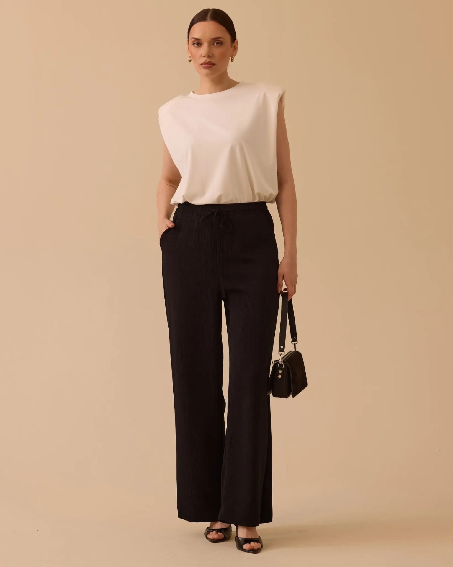 1010 GENİŞ PAÇA TAM BOY PANTALON #26#