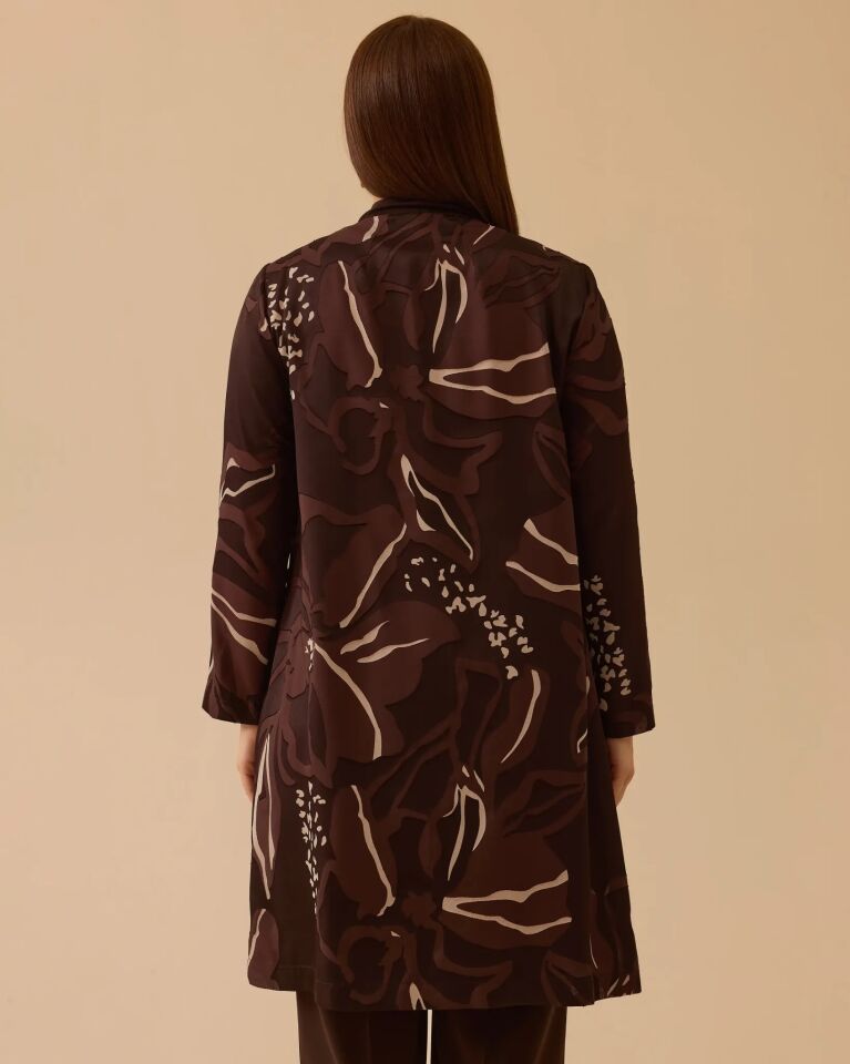 4002 BÜYÜK BEDEN DESENLİ HIRKALI TAKIM #26#