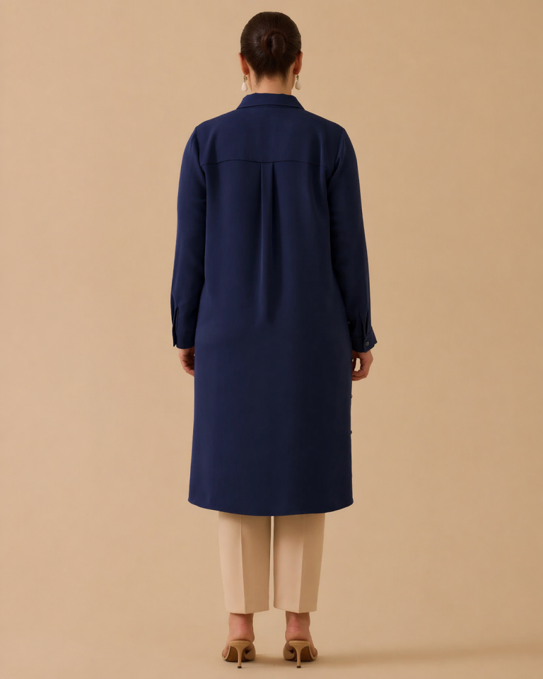 4019 BÜYÜK BEDEN DÜĞMELİ  TUNİK  #26#