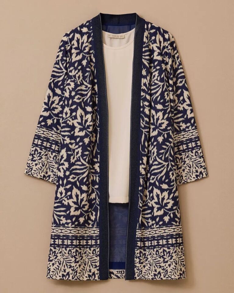 4003 İÇ BLUZ SIFIR KOLLU DIŞI BASKILI KENARLARI SİM DETAYLI İKİLİ TAKIM 10002512714003 #06-25#