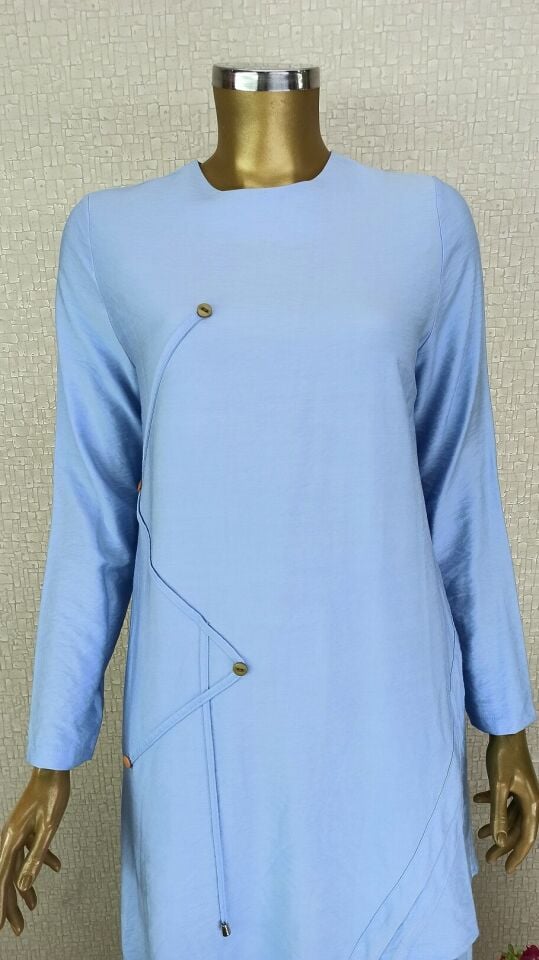 11101 BELİ BAĞLAMALI LASTİKLLİ BOL PAÇA KETEN PANTOLON QYS PANTOLON 1101 #23-093