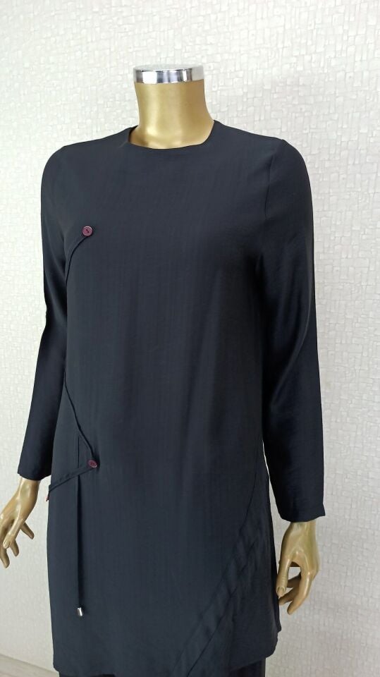 11101 BELİ BAĞLAMALI LASTİKLLİ BOL PAÇA KETEN PANTOLON QYS PANTOLON 1101 #23-093