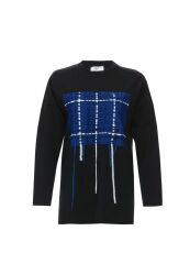 APLİKE VE BİYE DETAYLI SWEAT TUNİK QKS 1327,01 #22-09€