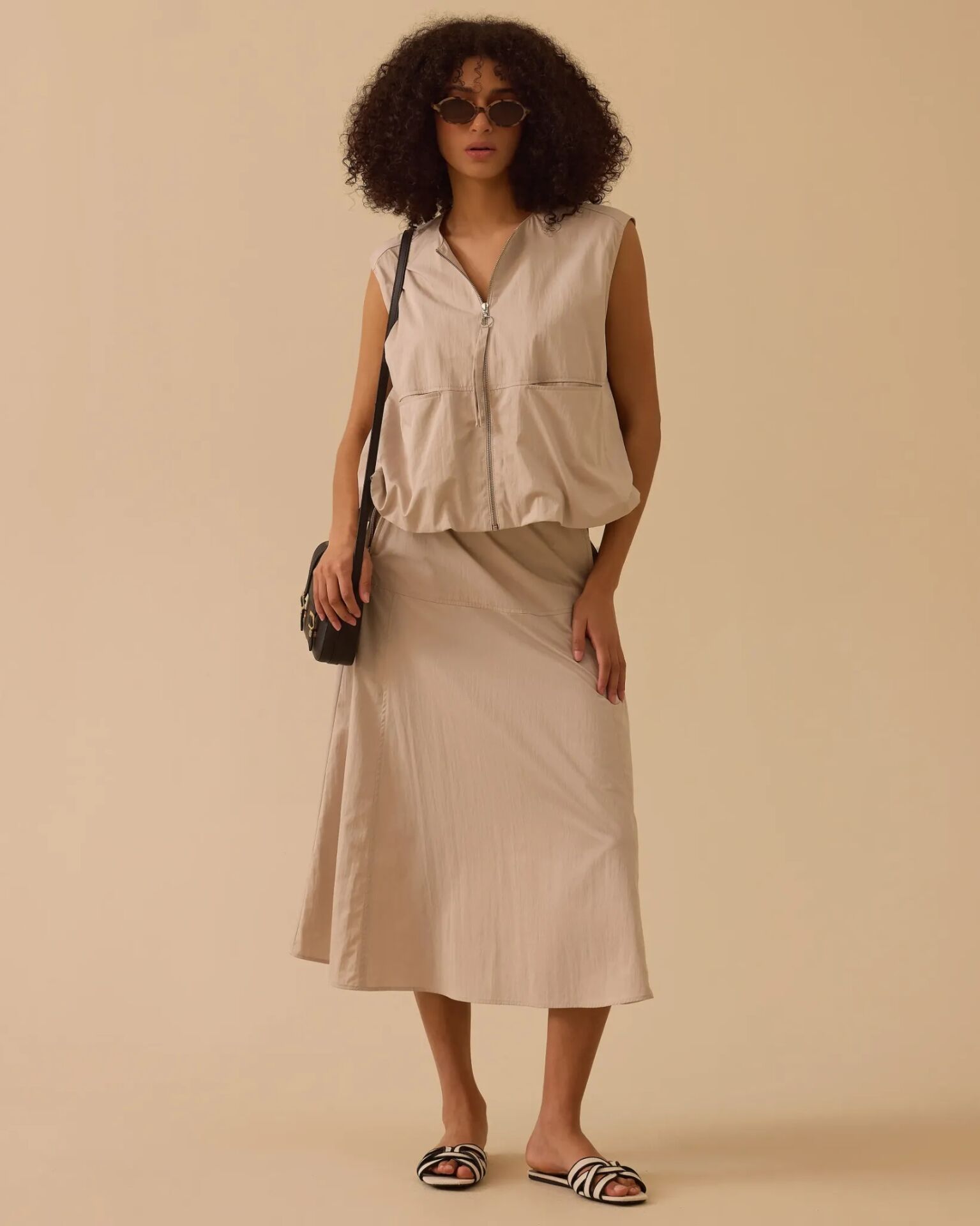 10003 CEP DETAYLI FERMUARLI PRAŞÜT KUMAŞ ETEK #26#