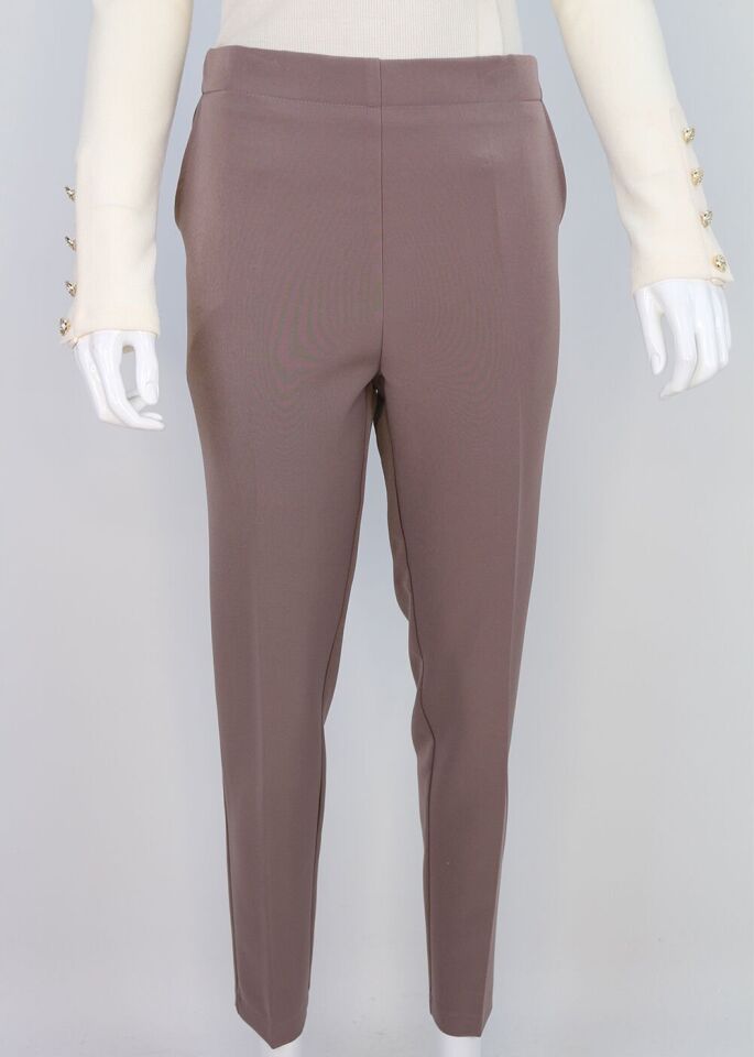 59024 BELİ LASTİKLİ CEP DETAYLI KLASİK DAR PAÇA PANTOLON QKS 59024 PANTOLON #23-093