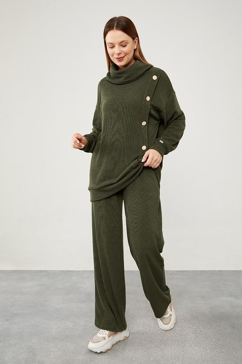 210067 TUNİK YANDAN PATLI SELANİK KUMAŞ QKS