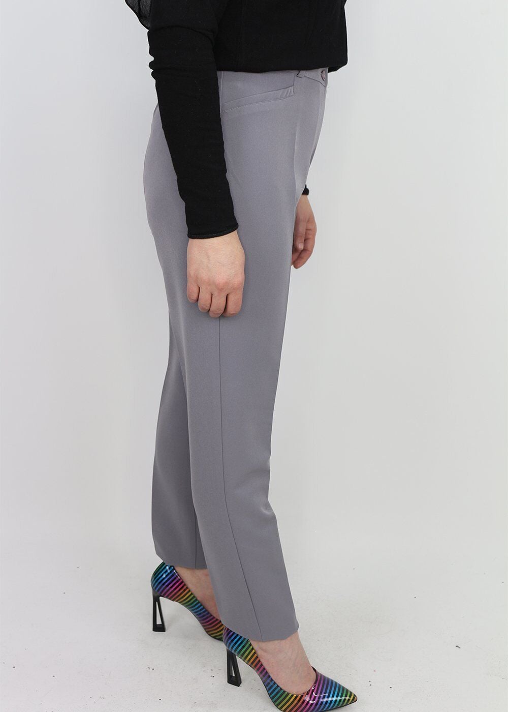 59028 CEP GÖRÜNÜMLÜ ÖNÜ DÜĞMELİ VE FERMUARLI KLASİK DAR PAÇA PANTOLON QKS 59028 PANTOLON #23-093