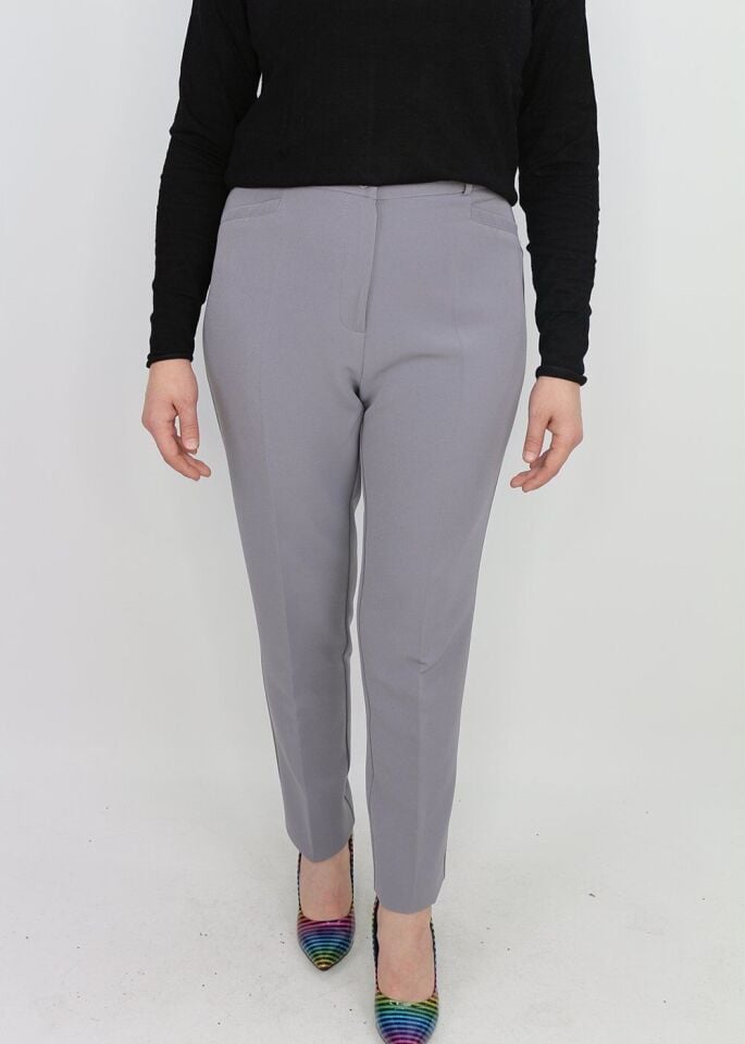 59028 CEP GÖRÜNÜMLÜ ÖNÜ DÜĞMELİ VE FERMUARLI KLASİK DAR PAÇA PANTOLON QKS 59028 PANTOLON #23-093