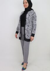 59028 CEP GÖRÜNÜMLÜ ÖNÜ DÜĞMELİ VE FERMUARLI KLASİK DAR PAÇA PANTOLON QKS 59028 PANTOLON #23-093