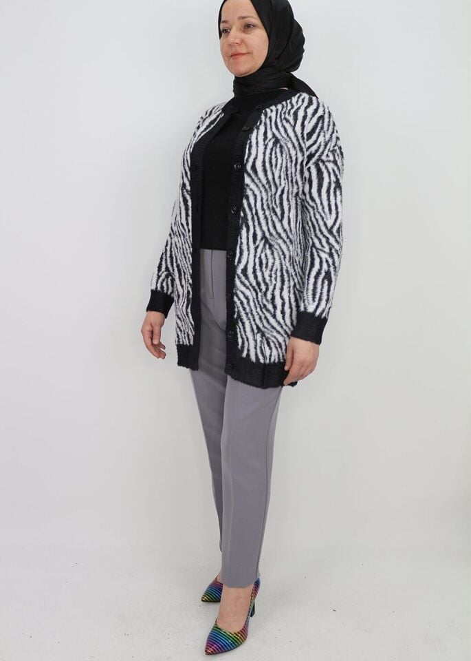 59028 CEP GÖRÜNÜMLÜ ÖNÜ DÜĞMELİ VE FERMUARLI KLASİK DAR PAÇA PANTOLON QKS 59028 PANTOLON #23-093