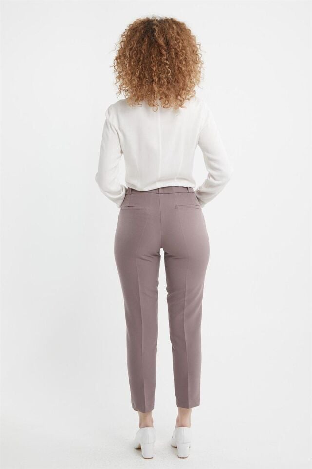 59019 ÖNÜ DÜĞMELİ VE FERMUARLI KLASİK KDAR PAÇA PANTOLON QKS  PANTOLON 59019 #23-09#