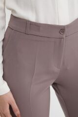 59019 ÖNÜ DÜĞMELİ VE FERMUARLI KLASİK KDAR PAÇA PANTOLON QKS  PANTOLON 59019 #23-09#