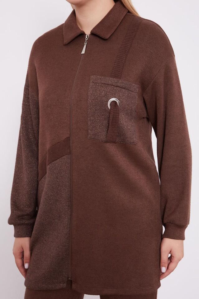 100579 CEBİ KUŞGÖZLÜ ÖNÜ FERMUARLI KAŞMİR TRİKO İKİLİ TAKIM #01-25#