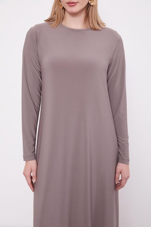 330264 SIFIR YAKA KOLU UZUN SANDY İÇLİK #02-25#