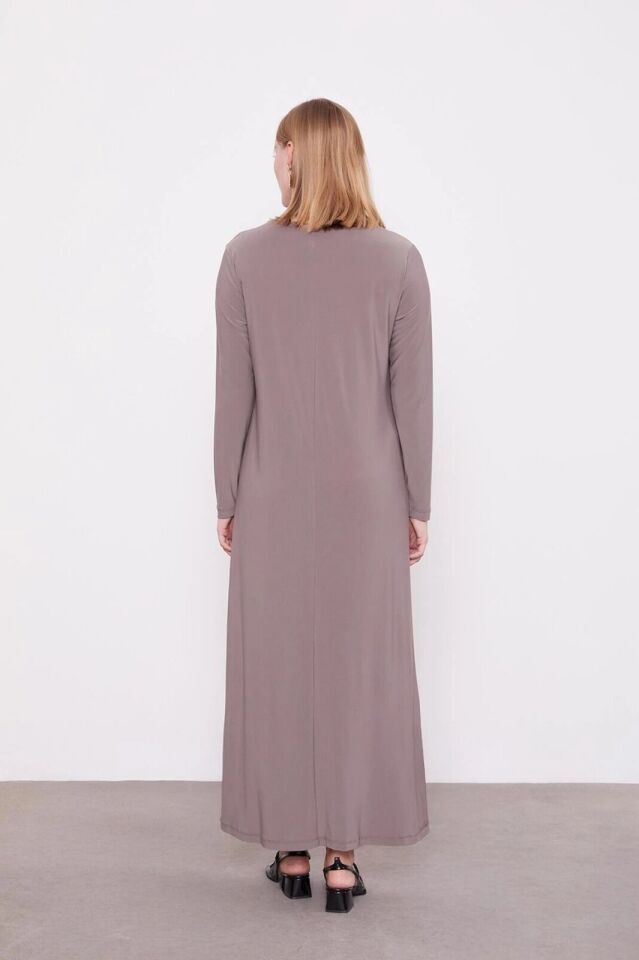 330264 SIFIR YAKA KOLU UZUN SANDY İÇLİK #02-25#