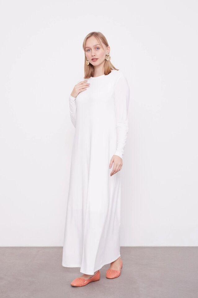 330264 SIFIR YAKA KOLU UZUN SANDY İÇLİK #02-25#