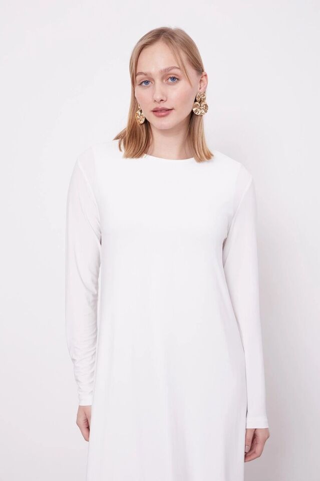 330264 SIFIR YAKA KOLU UZUN SANDY İÇLİK #02-25#