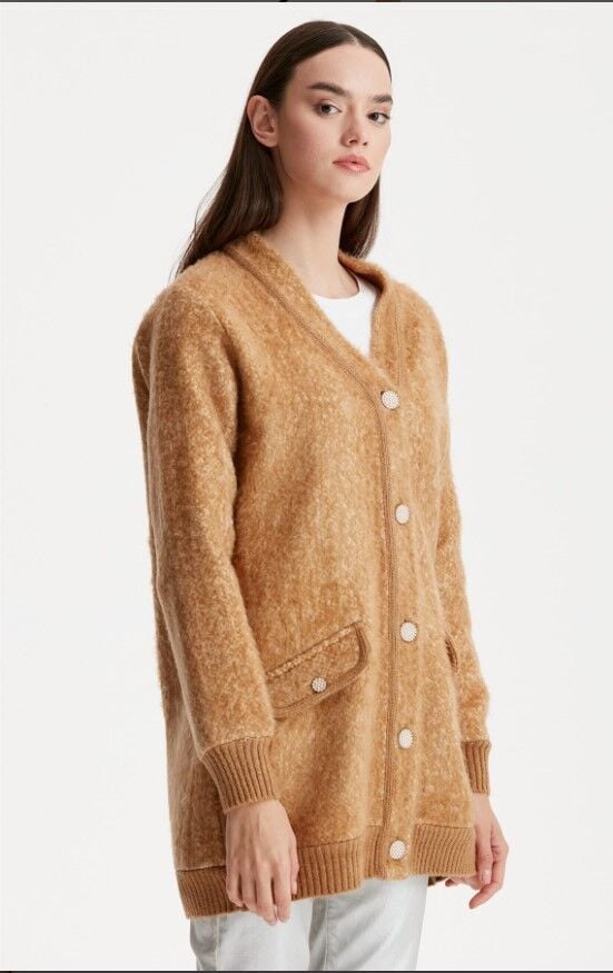 1504 İNCİ DÜĞMELİ TUVİT HIRKA QKS HIRKA 1504 #23-10#