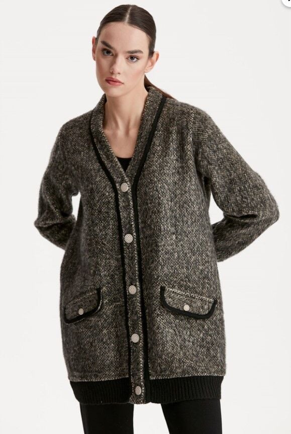 1504 İNCİ DÜĞMELİ TUVİT HIRKA QKS HIRKA 1504 #23-10#