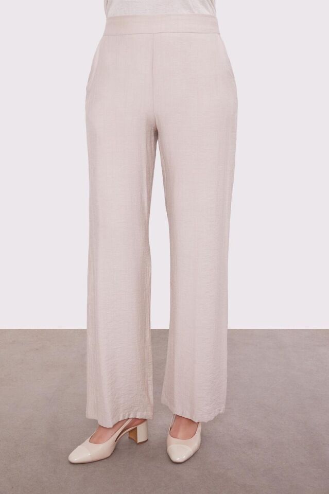 100537 KOL UCU LASTİKLİ BELİ BÜZGÜLÜ UZUN İKİLİ TAKIM #02-25#