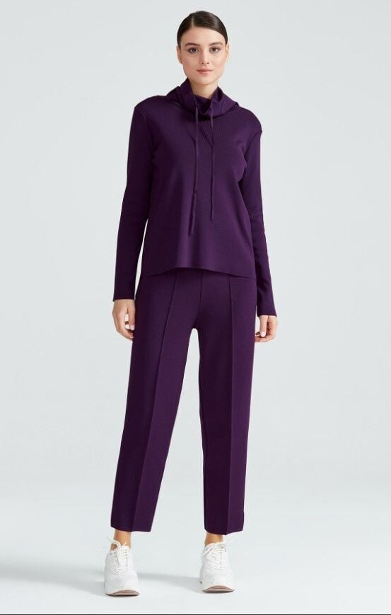 21191 BOĞAZLI RAYON BLUZ TAKIM QKS TAKIM 21191 #23-103