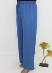 1102 BELİ BAPLAMALII LASTİKL BOL PAÇA PANTOLON QYS PANTOLON S23Y11102  #23-09#