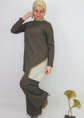 1102 BELİ BAPLAMALII LASTİKL BOL PAÇA PANTOLON QYS PANTOLON S23Y11102  #23-09#