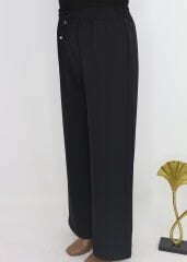 1102 BELİ BAPLAMALII LASTİKL BOL PAÇA PANTOLON QYS PANTOLON S23Y11102  #23-09#