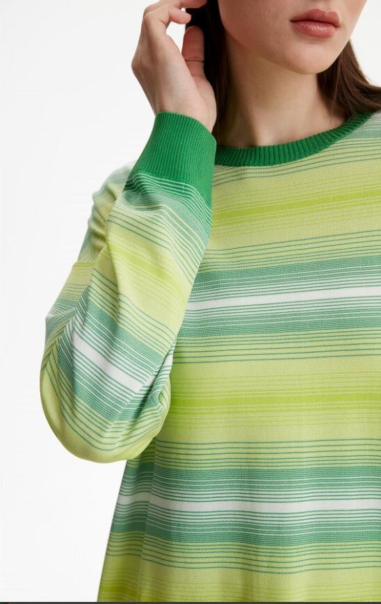 21463  ÇİZGİ GEÇİŞLİ RAYON TUNİK QKS TUNİK 21463  #23-10 3