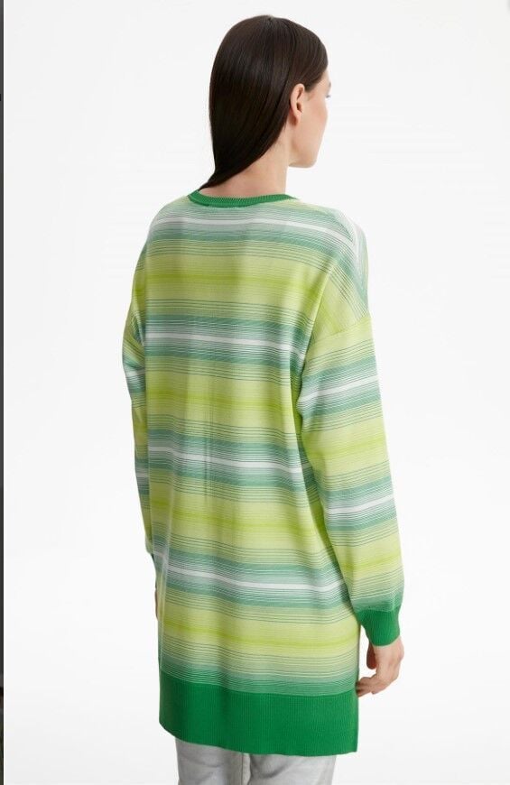 21463  ÇİZGİ GEÇİŞLİ RAYON TUNİK QKS TUNİK 21463  #23-10 3